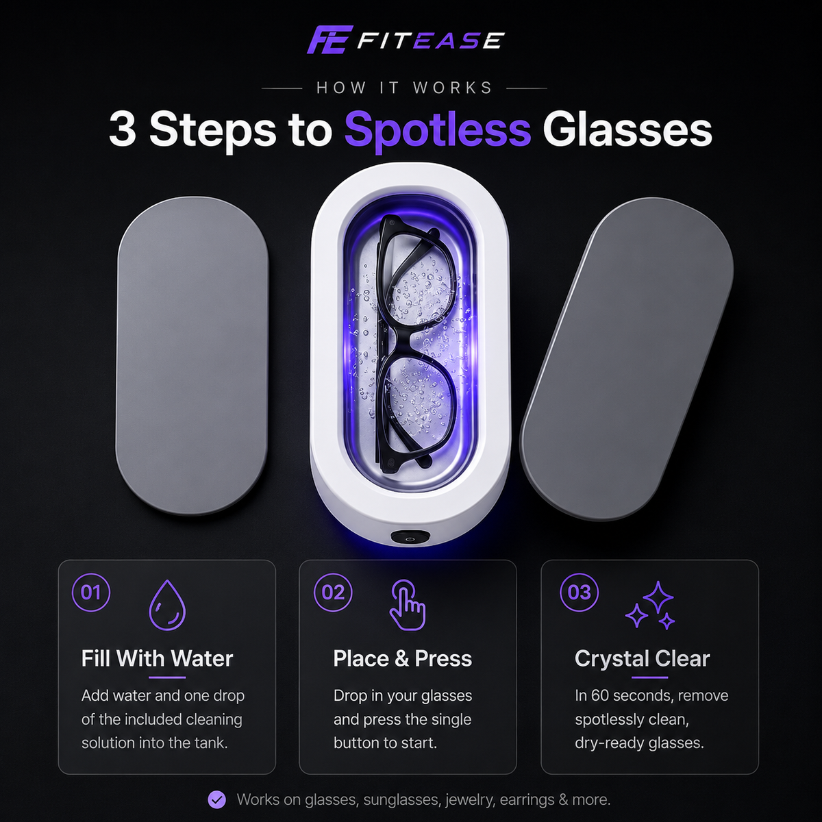 FITEASE® Ultrasonic Cleaner