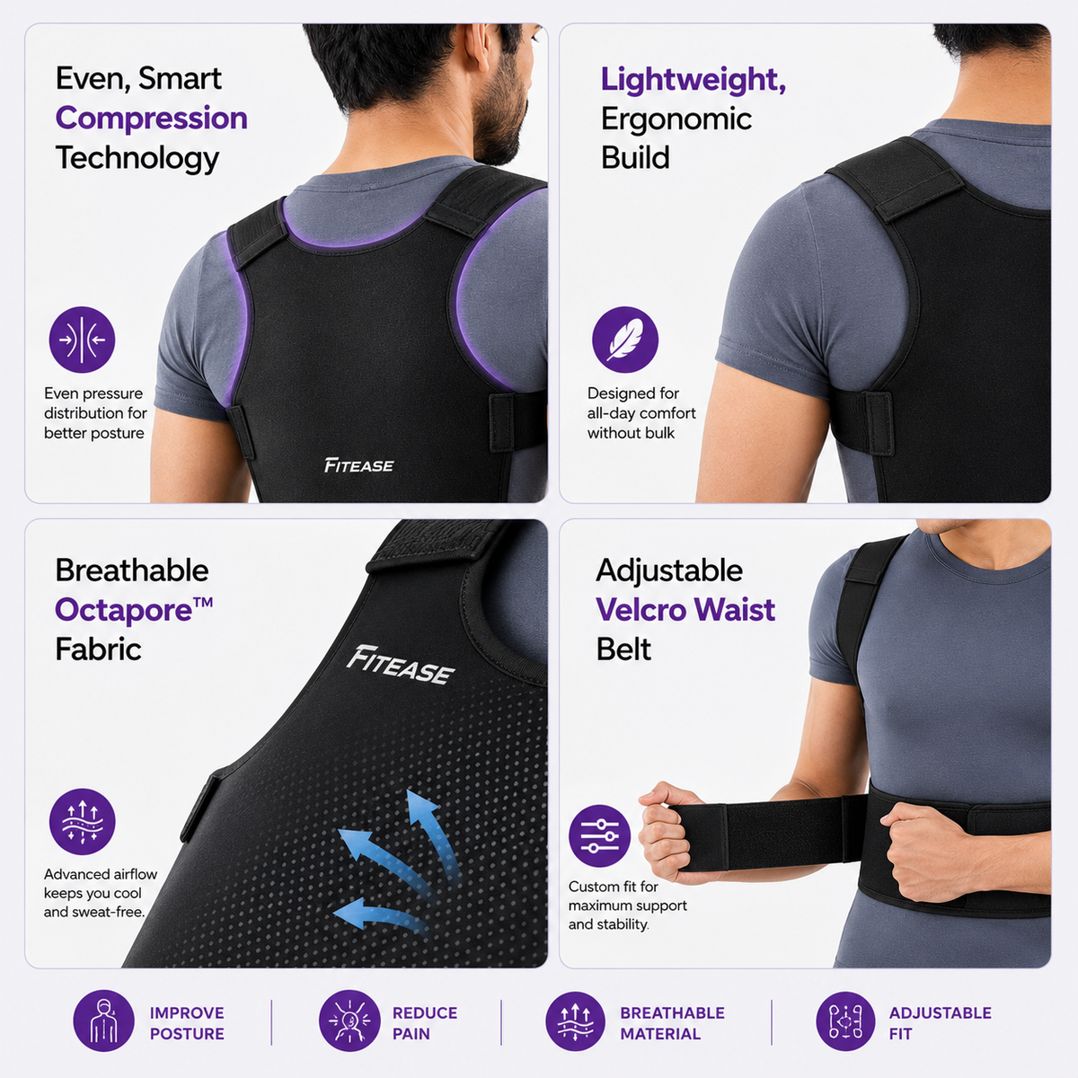 FITEASE® Orthotics Posture Corrector Pro